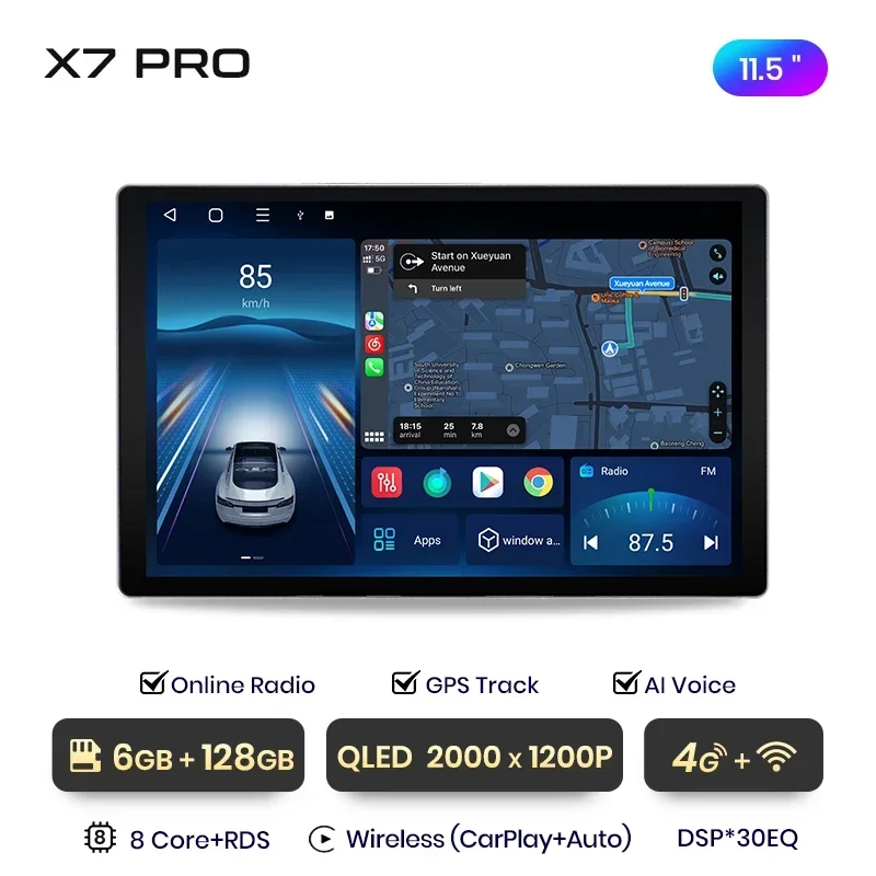 Junsun X7 Serie 13.1 “Draadloze Carplay Android Auto Autoradio Voor Mercedes Benz Vito W447 2014-2020 Multimedia Autoradio