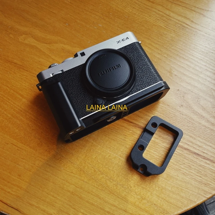 

Pro L Type Bracket Vertical Quick Release Plate Grip Metal Handle for Fujifilm XE4 X-E4 camera Arca-Swiss RRS Tripod BallHead