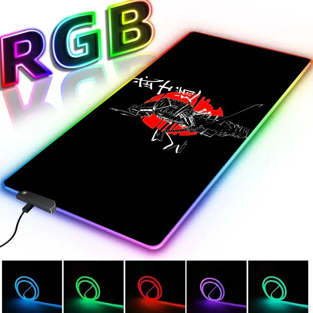 

RGB ПК геймер Tastiera коврик для мыши аниме коврик для мыши светодиодное освещение крутой настольный коврик игровой компьютерный коврик с подсветкой настольный коврик 40*90