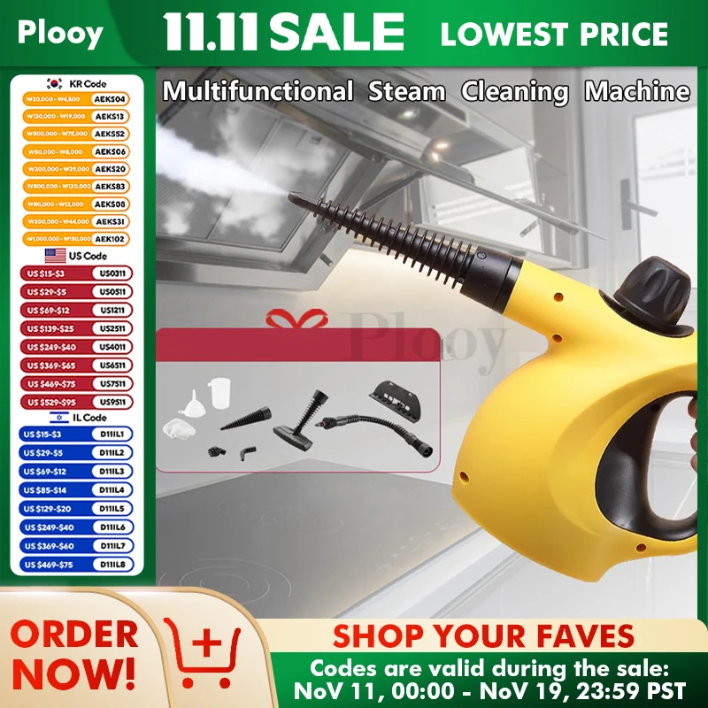 100℃+ High Temperature Steam Cleaner Sterilization Steam Generator For Cleaning Air Conditioner Kitchen Household Appliances