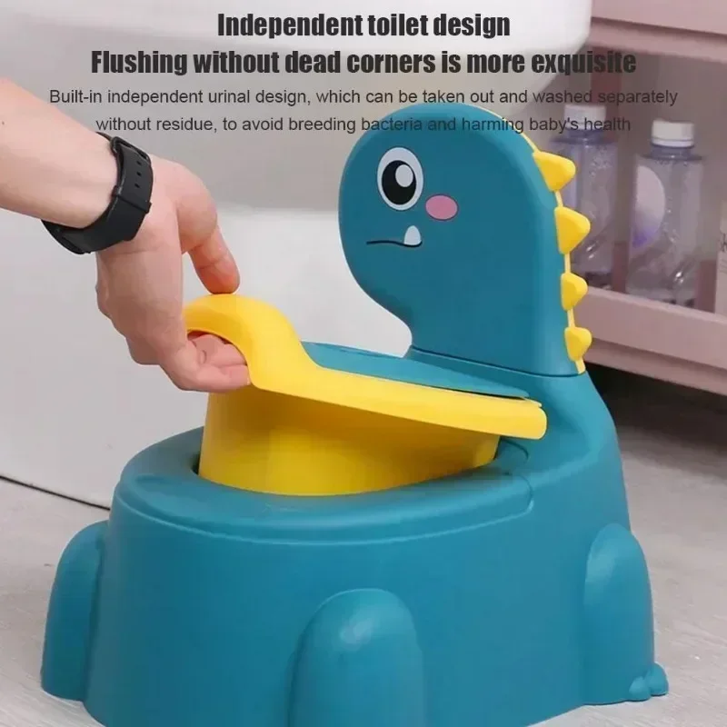 Kinder Toilettensitz Dinosaurier Toilette Junge und Mädchen Baby Toilette Haushalt Baby Großes Urinbecken Urin Eimer Baby Töpfchen Eimer