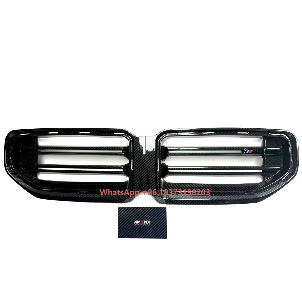 

Real Dry Carbon Fiber Front Bumper Grill for 2023-2026 G87 M2 Conjoined RSC Style Front Grilles