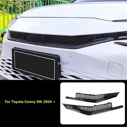 Car Style Front Racing Grille Mesh Insect Anti Bug Net Dust Proof Cover Accessories Exterior Sticker For Toyota Camry 9th 2024 +