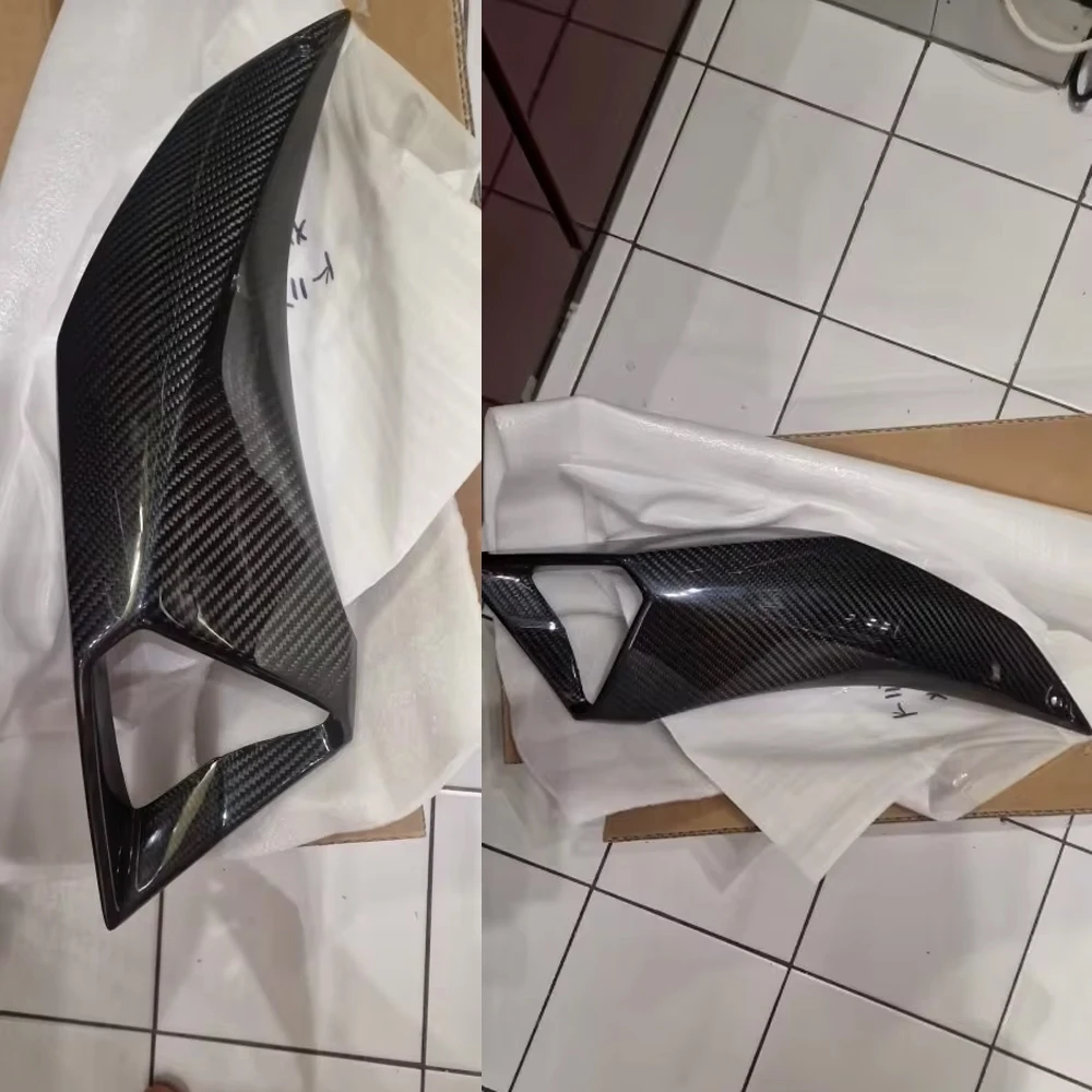 ZH2 Air Intake Pipe Cover Fairing Guard Frame Side Panel Cowl Motorcycle Part For KAWASAKI Z H2 2023 2022 2021 2020 Carbon Fiber