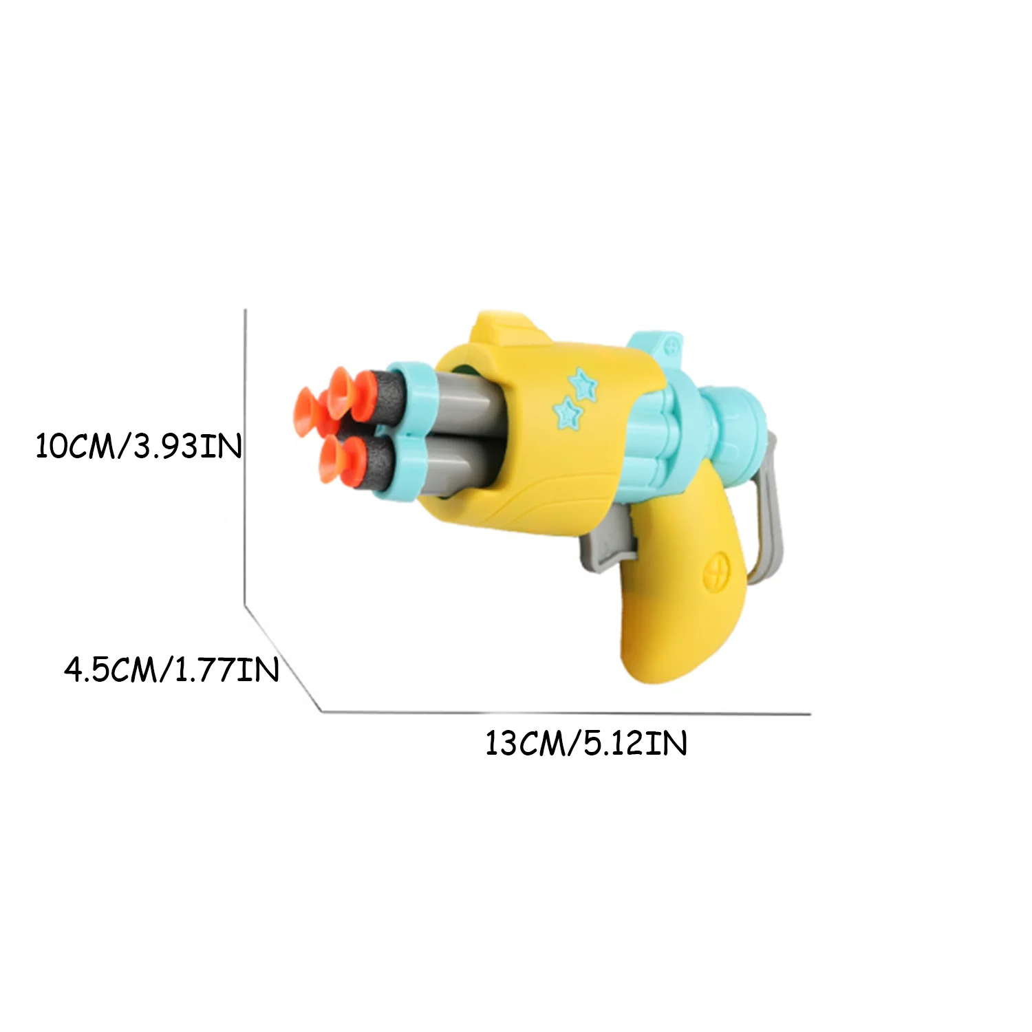 1pc Foam Blaster Shooting Spielzeug pistole, Eva-Foam Spiel Spielzeug pistole mit 3 Soft Darts, perfekt für Indoor-und Outdoor-Spiel Schieß spiel