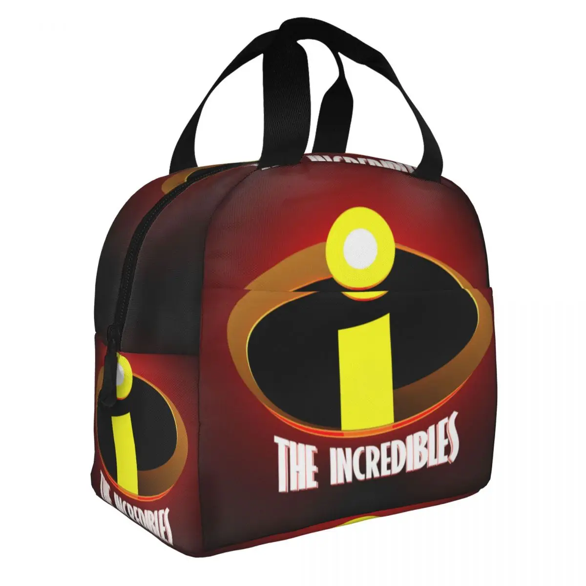 Tote For Women Kid Disney The Incredibles Lunch Box Bag Portable Cool Logo For Outdoor Lunch Bag