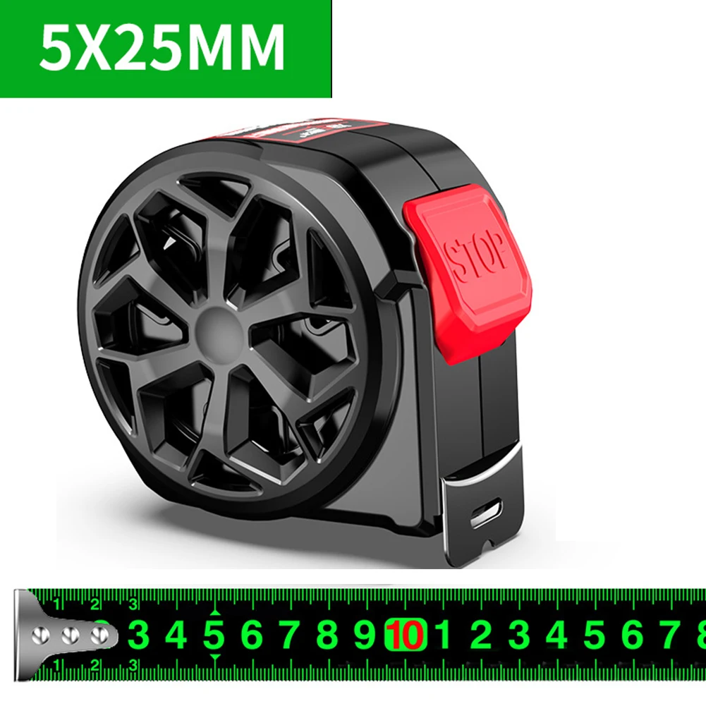 For Construction Work Fluorescent Tape Measure For Home Use 10 Meters Compact Portable Tape Measure Flexometer