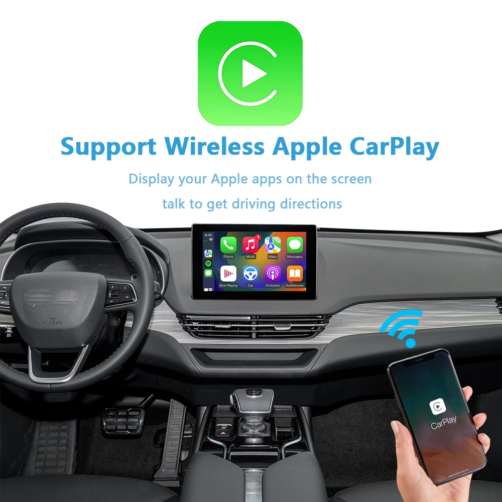 HONGQI EQM5 Apple CarPlay Module Wireless Android Auto Reverse 360 Camera Interface iPhone Mirroring