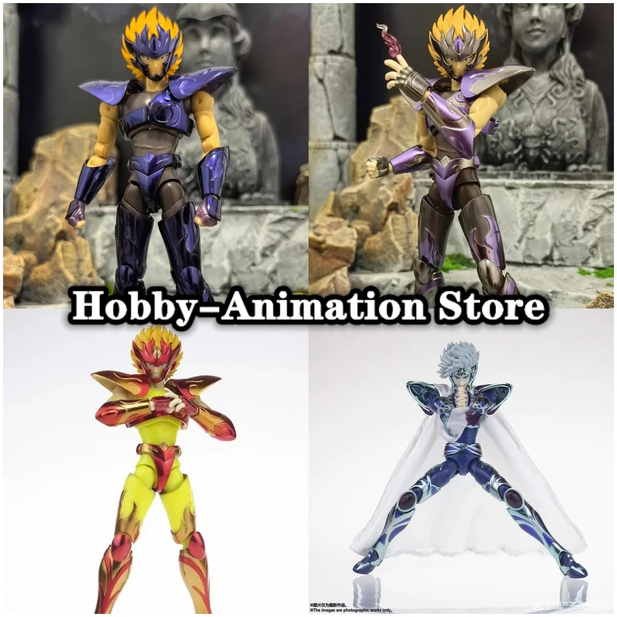 [متوفر] MST J Model Saint Seiya Myth Cloth EX Crystal Flame Saint Action Figure Knights of Zodiac Silver