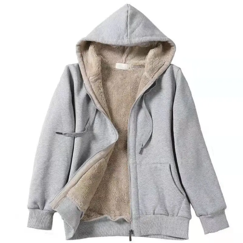 Cappotti caldi invernali in Cashmere da donna Parka spesso cappotto caldo con cappuccio giacca da donna Parka invernale giacca Basic abbigliamento