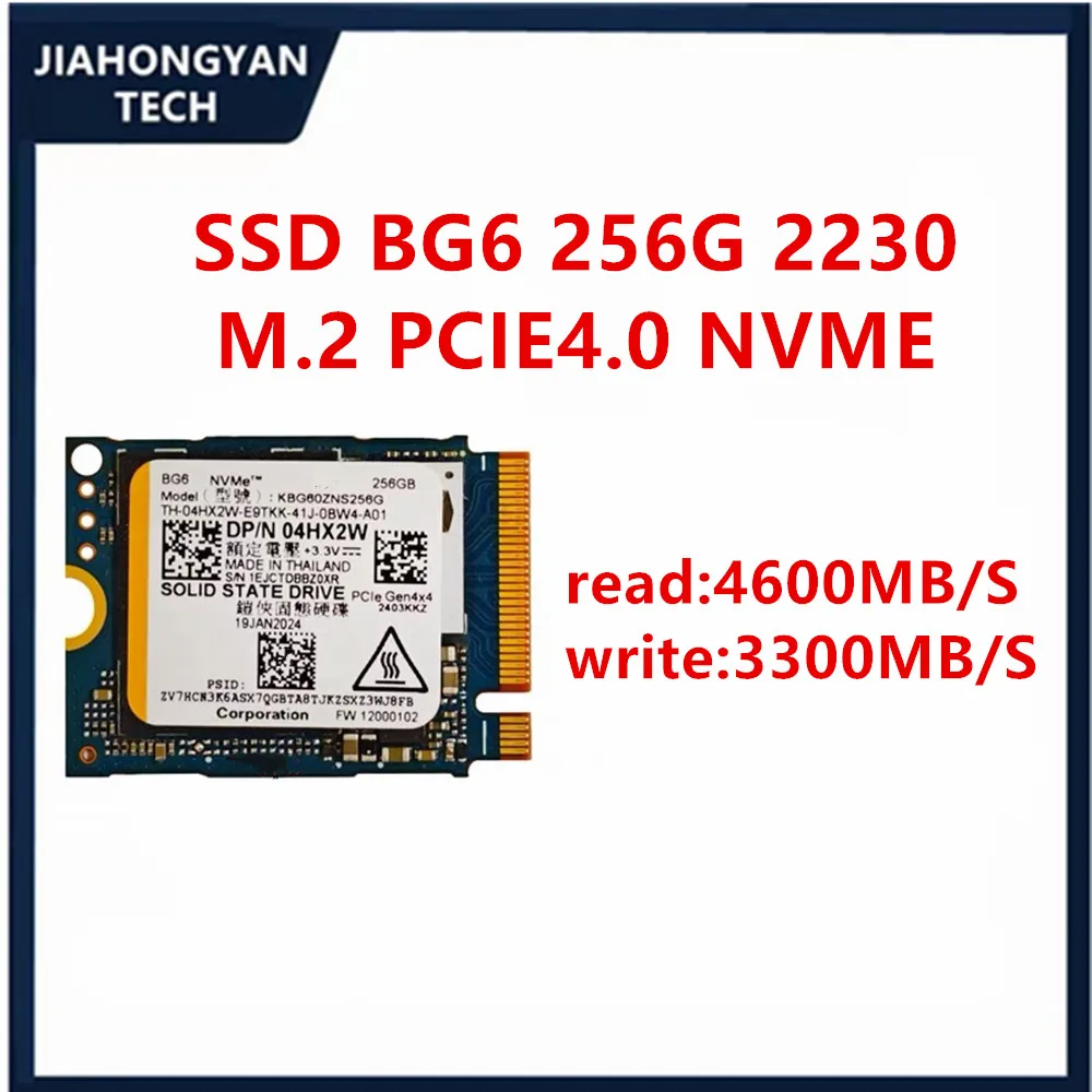 Original For KIOXIA BG4 128G BG6 2230 256G 512G 1T PCIE4.0 M.2