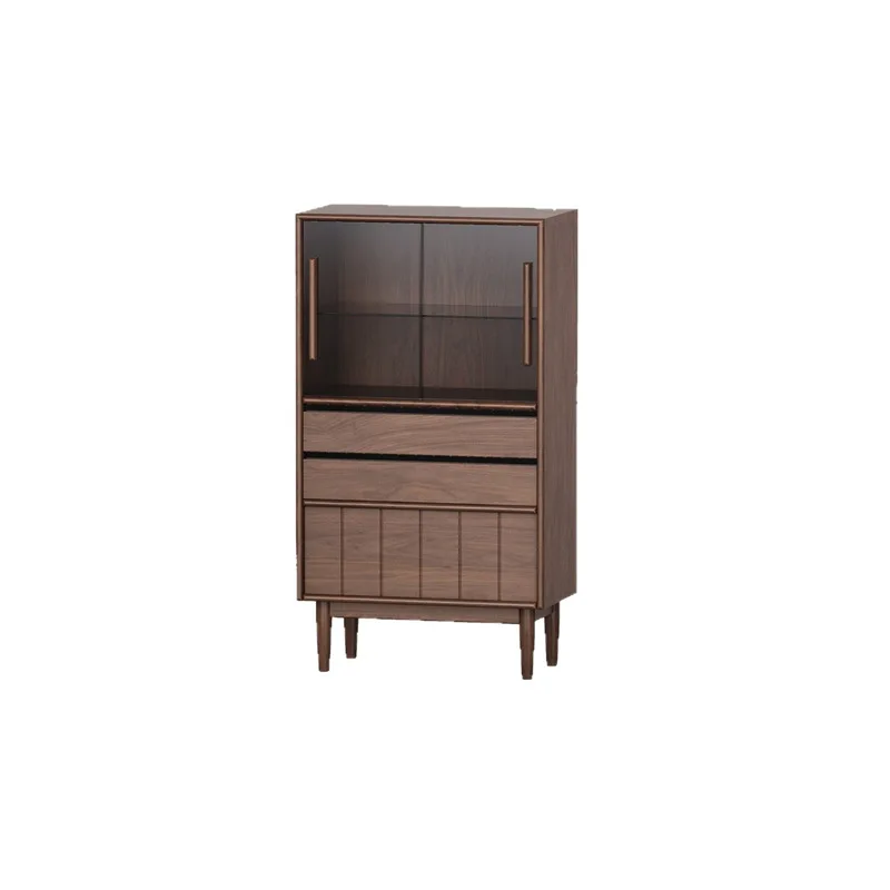 Black walnut all solid wood chest of drawers