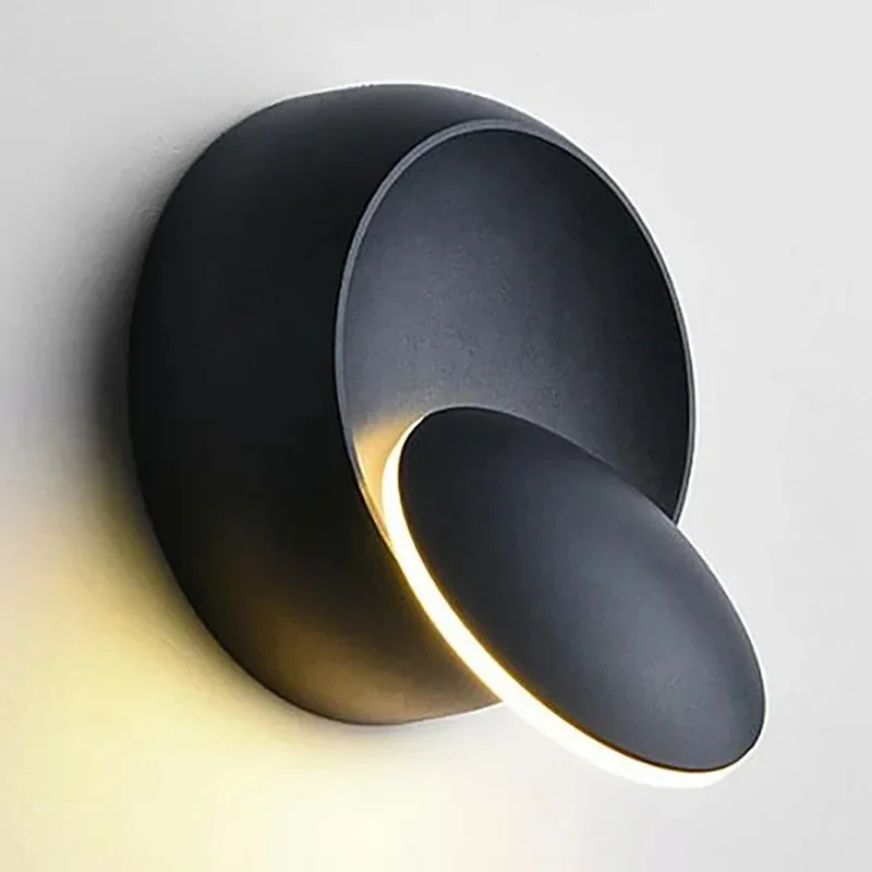 Creative 6W Led Wall Light 360 Degree Rotatable Bedroom Bedside Lamp for Home Living Room Loft Sconce Modern Indoor Decoration
