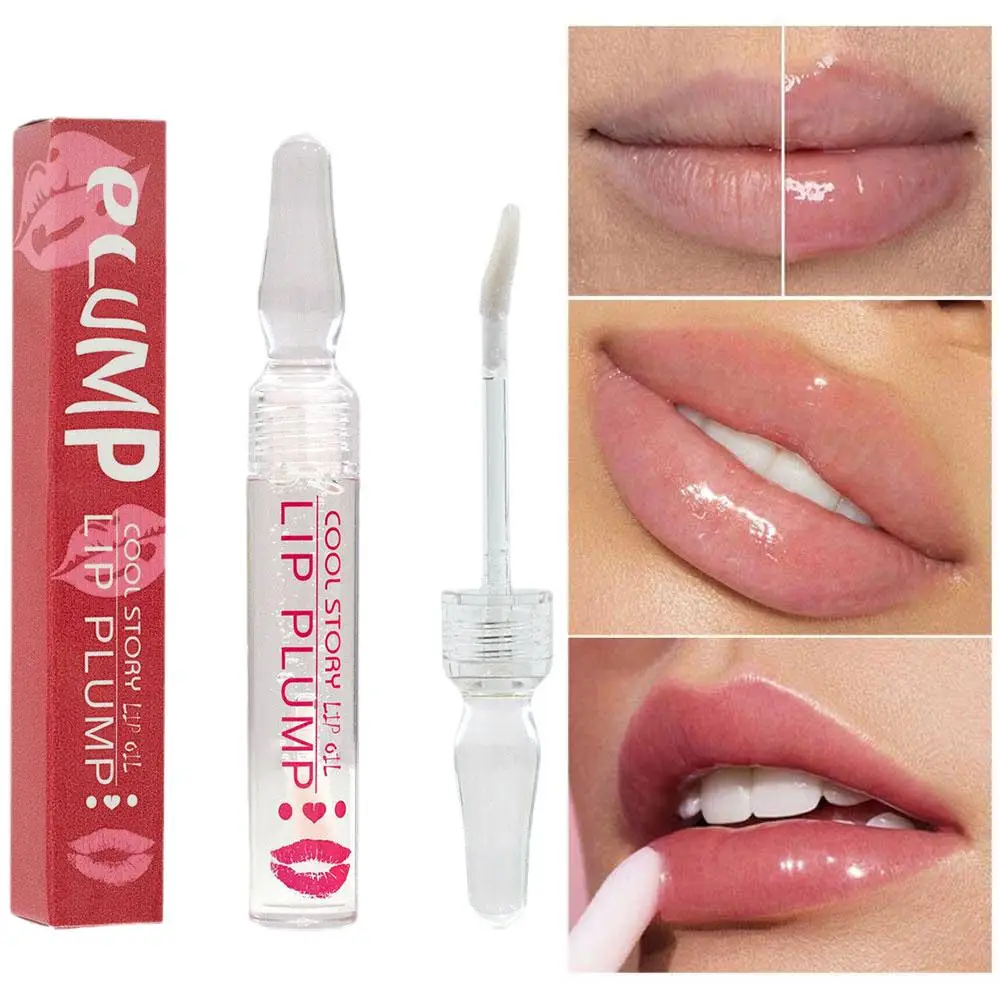 Lippen pralles Serum erhöhen die Elastizität der Lippen reduzieren feine nähren Lippen sexy Reparatur essentielle Volumen linien Instant Öl glasur gl b2u1