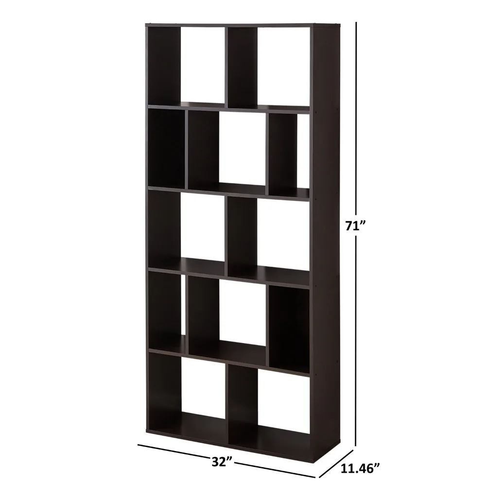 12-Cube Shelf Bookcase, White Bookshelves  Bookshelf Storage