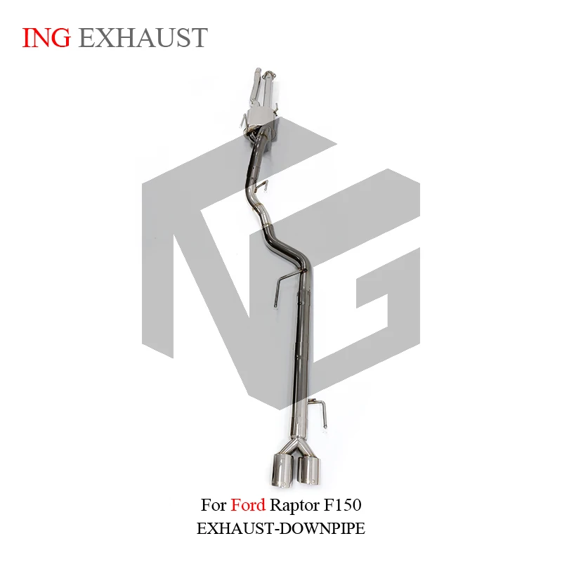 

ING Performance Exhaust Valve Catback for Ford Raptor F150 3.0t Muffler Stainless Steel 304 Up Race Accessories Engine System