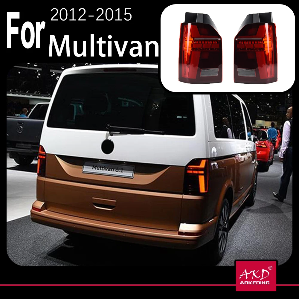 

Модель автомобиля AKD для Multivan T6 2015-2021 Cavavelle, светодиодный авто задний фонарь в сборе, обновление, сигнальная лампа, аксессуары для инструментов