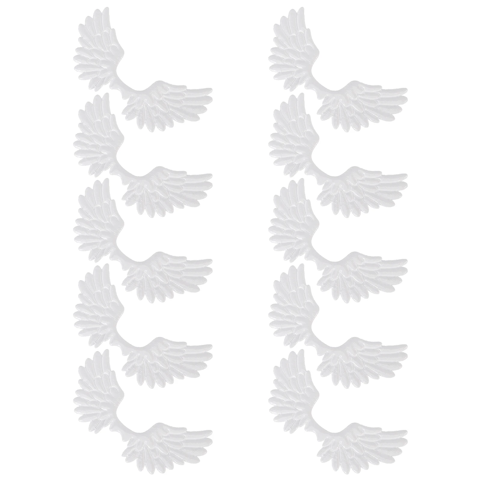 

10 Pcs DIY Wings Crafts Supply Headdress Hair Accessories Headgear Hairband Accessory