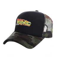Back To The Future Trucker Cap Men Cool Hat Baseball Cap Cool Summer Unisex Mesh Net Caps