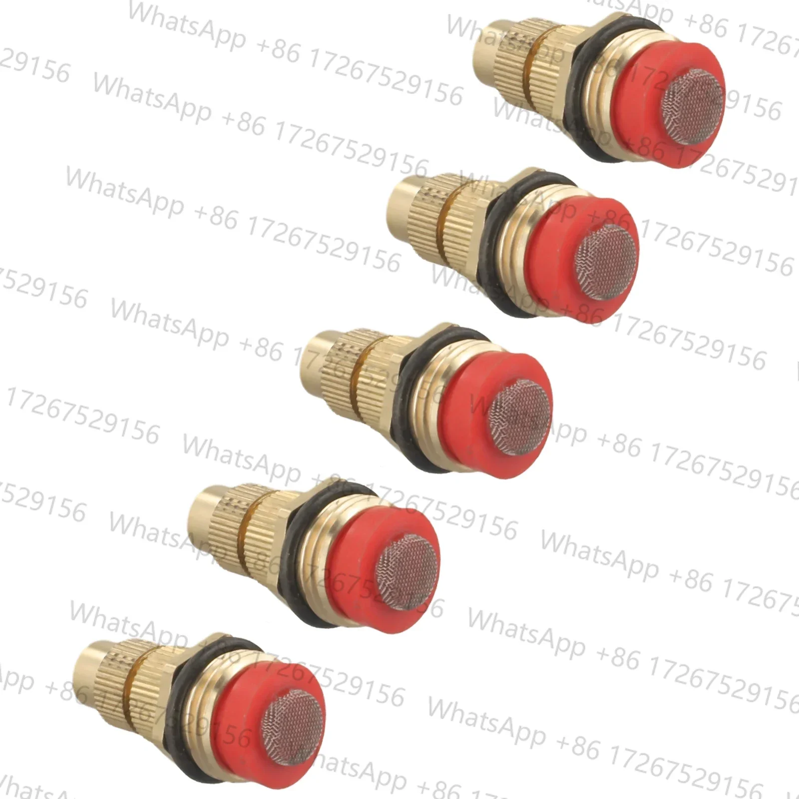 5PCS Adjustable Spray Nozzle for Lawn Misting and Irrigation Perfect for Greenhouse Humidification and Patio Cooling
