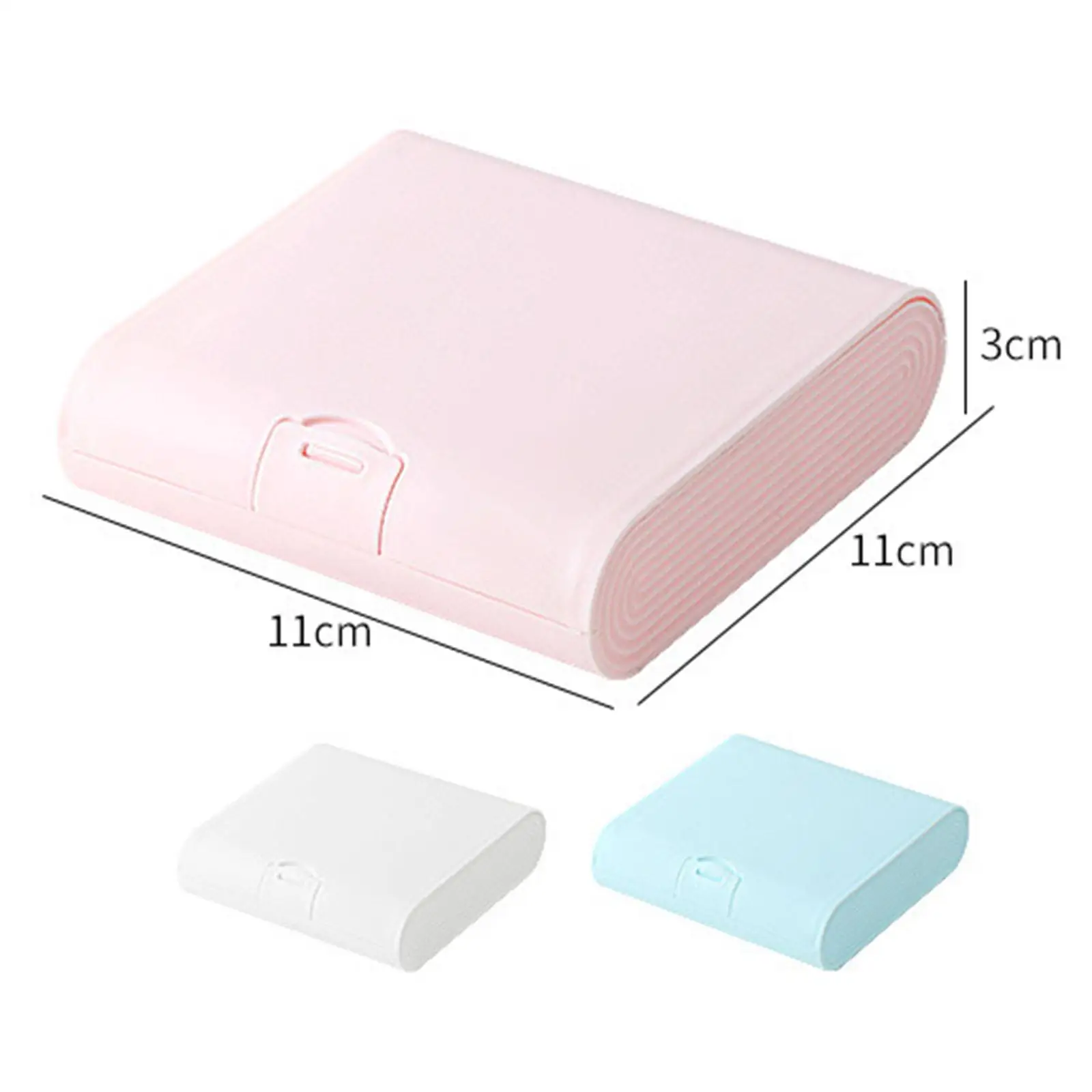 صندوق مجوهرات صغير للسفر مقاوم للغبار مع غطاء مفصلي مقاوم للماء للنساء #6