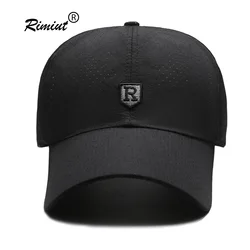 Summer Breathable Ice Silk Baseball Caps for Men & Women Outdoor sports Running Traval Sun hats Quick Dry R Letter Cap