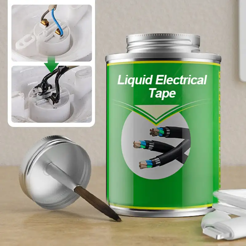 260ML Liquid Electrical Tape Insulating Tape Repair Rubber Electrical Wire Cable Coat Fix Line Glue Liquid Insulation Paste