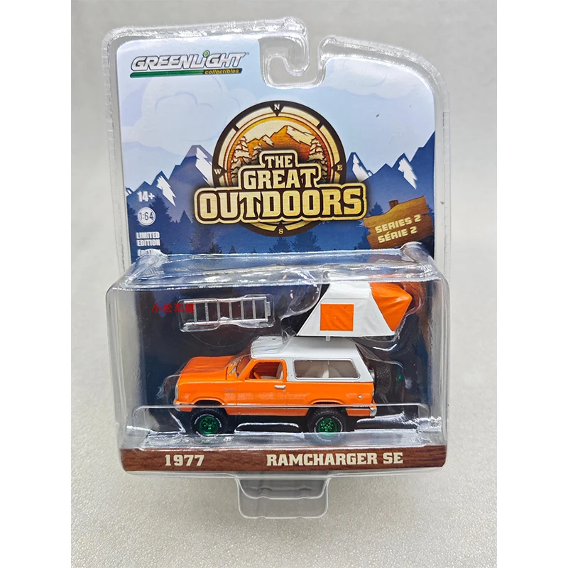 Greenlight 1:64 Run in Lege Outdoor Serie Tractor Challenger R/T Ramcharger SE Legering Spuitgieten Auto Model Verzamel ornamenten