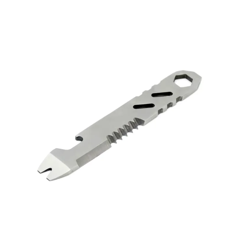 New Mini Stainless Steel Multifunctional Pry Bar, Mini EDC Hex Wrench, Bottle Opener, Portable Outdoor Bicycle Repair Tool