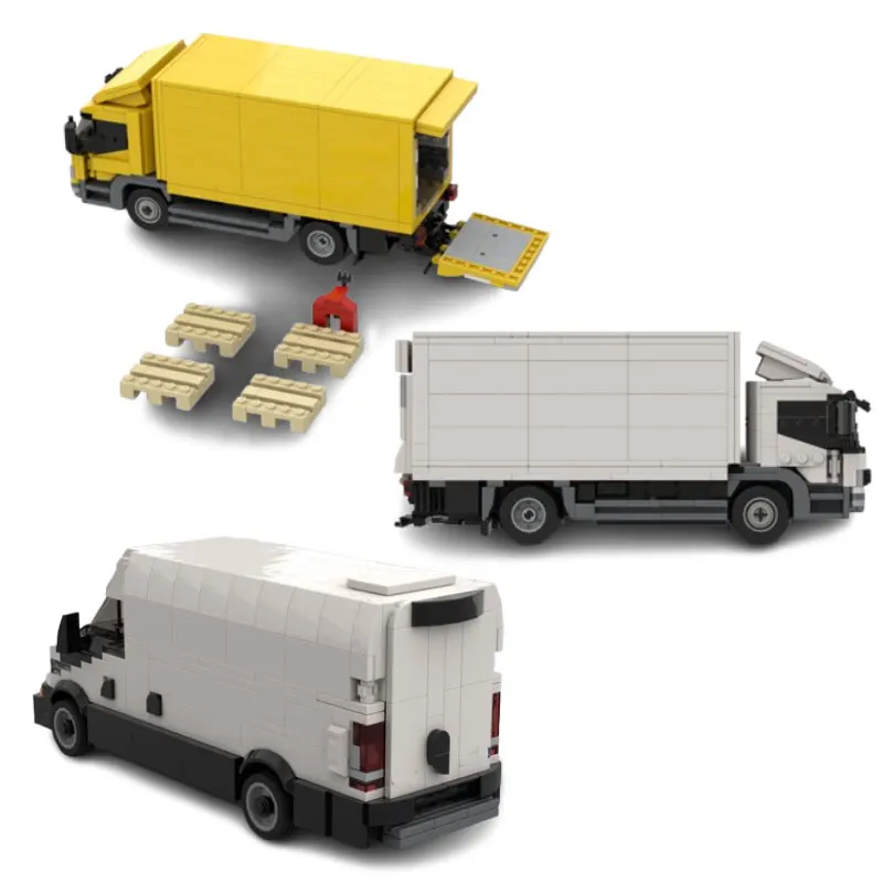 

Spot MOC-175908 City Freight Train Model 130692 Box Car Small Particle Assembly Building Blocks Car Toy Gift