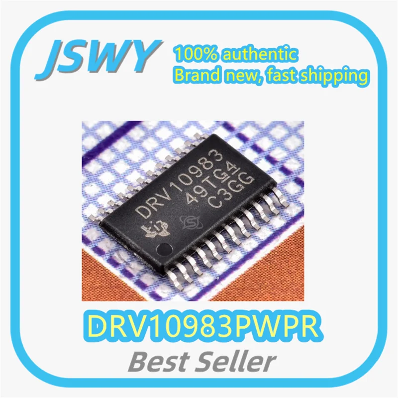 

(5/50 pieces) DRV10983PWPR DRV10983 HTSSOP-24 Motor Driver - Original and Genuine Product