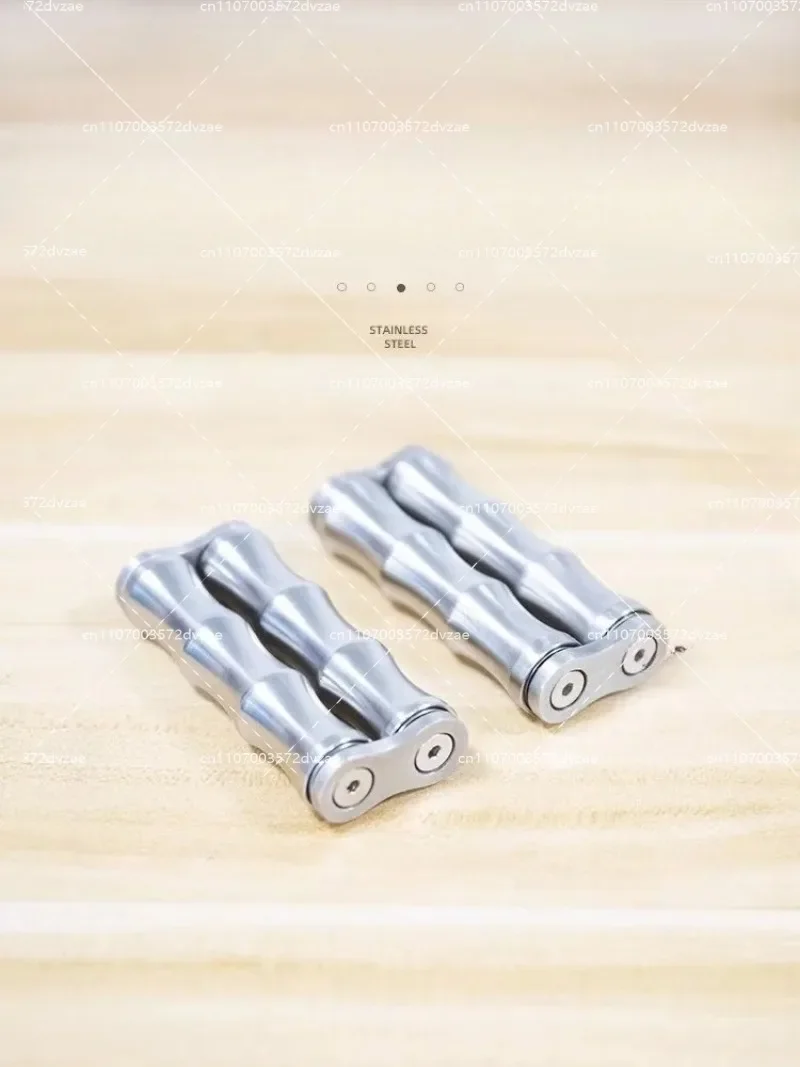 Stainless Steel Bamboo Massage Hand Handle Decompression Elderly Finger Joint Exercise Muscle Relaxation for Flexibility