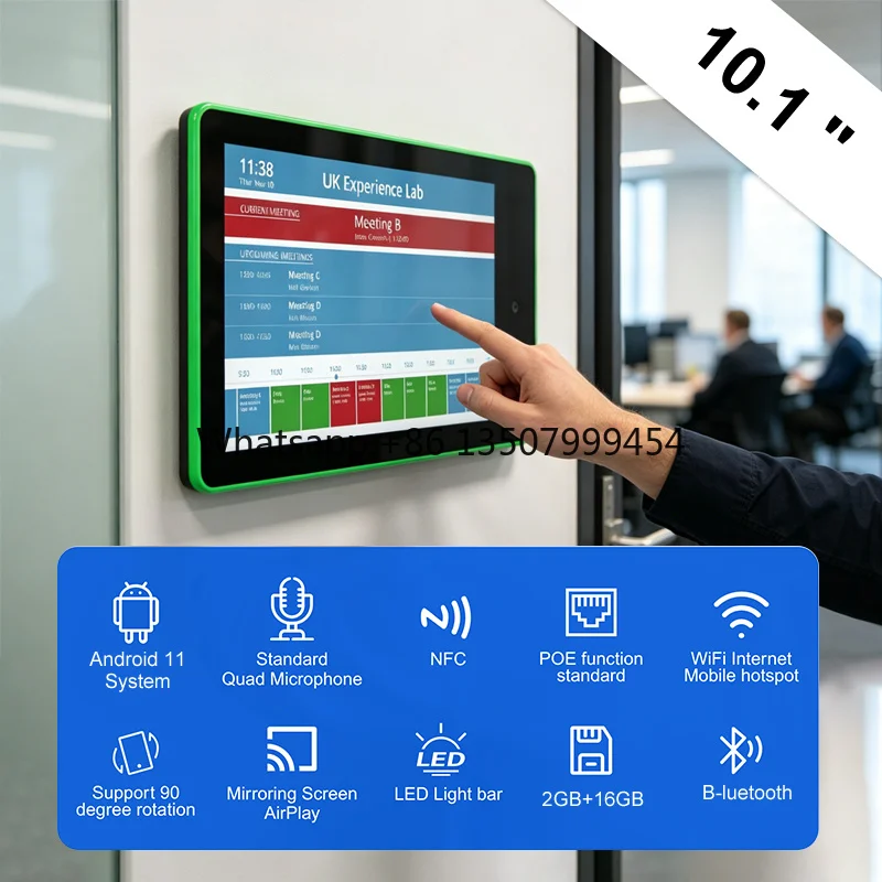 

ODM OEM Mount 10 Inch Wall Digital Signage Android OS Advertising Display With Light