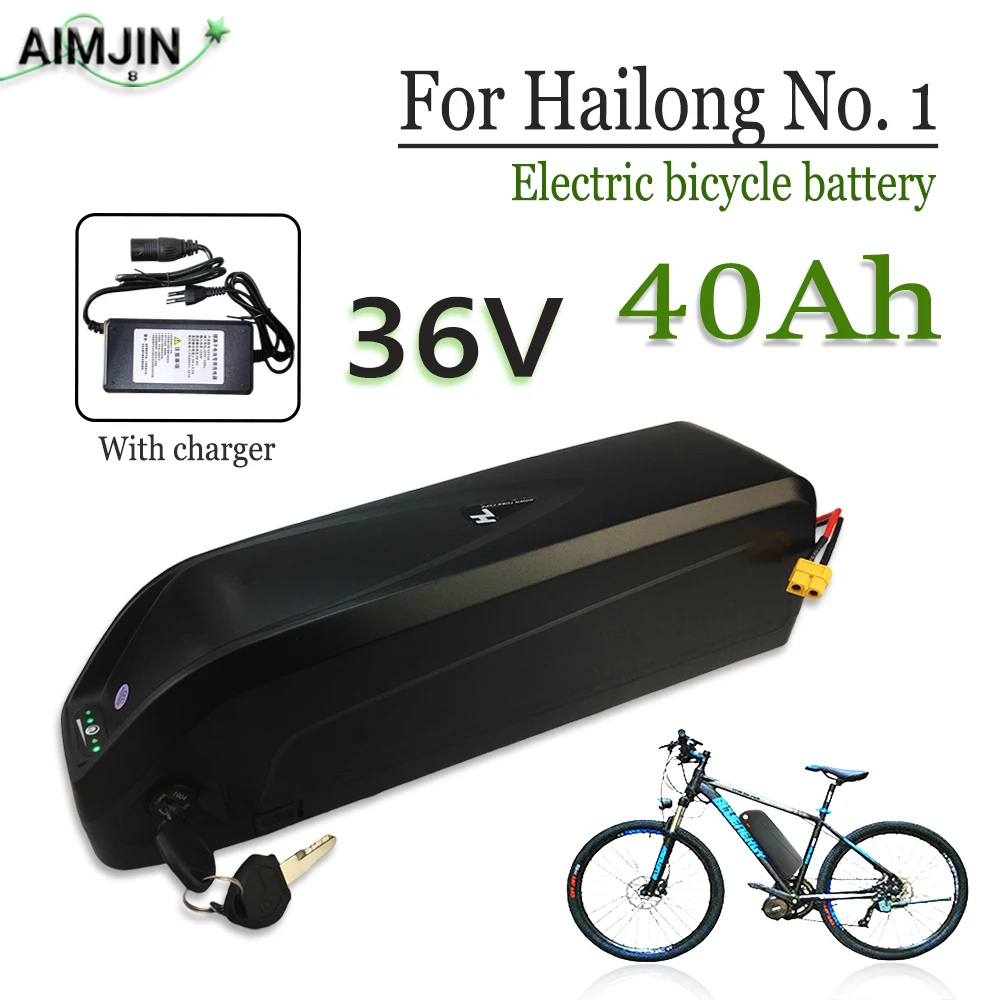 

36V 40Ah For Hailong No. 1 High capacity newly upgraded BMS battery pack,Long lasting endurance，With charger