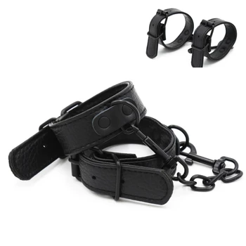 צמיד עור עם אבזם בסגנון גותי פאנק מתכוונן לגברים ונשים לביצו...