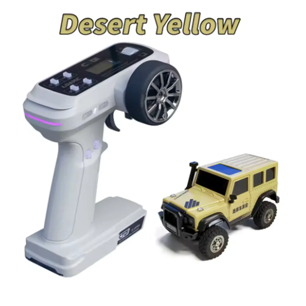 X43 1/43 Mini RC Electric Remote Control Model Car Desktop Crawler RTR 4WD Code Rolling Code Adult & Children's Toys