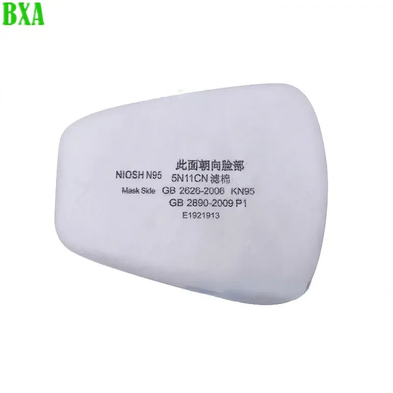 BXA 10PCS Industrial Filter Cotton for 6200 7502 6800 Respiratory Mask Chemical Spray Paint Accessories Replaceable