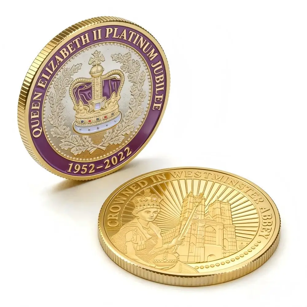 British Queen Commemorative Coin Collectible Gift Precious Monarch Currency Souvenir for Collectors And History Lovers