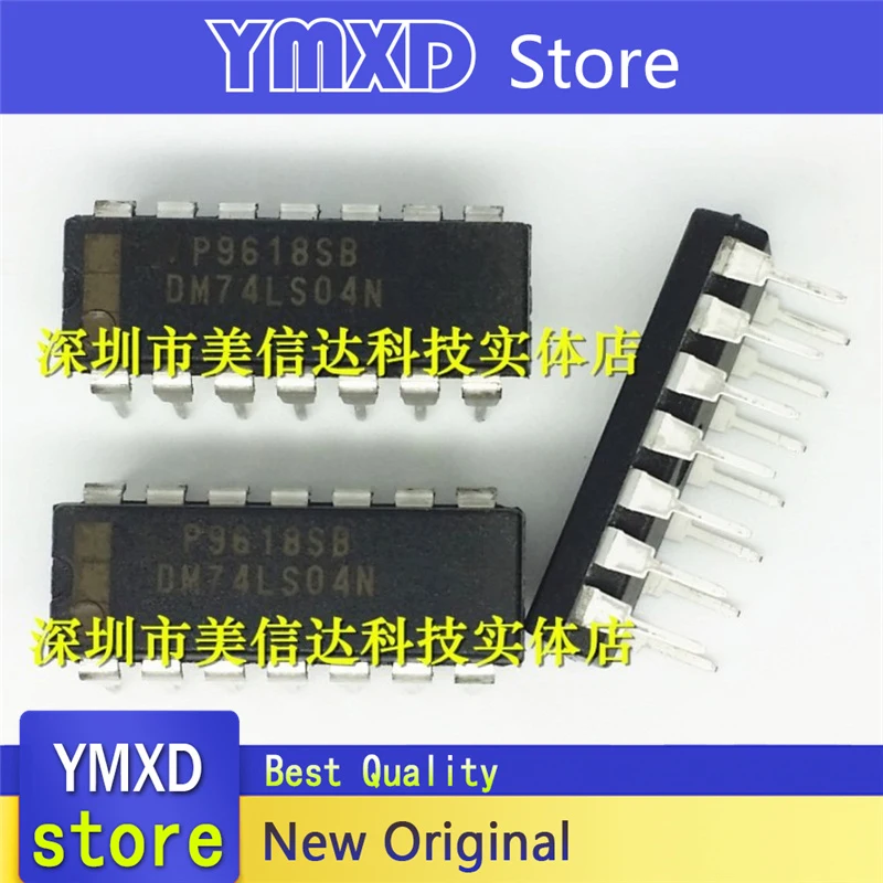 10pcs/lot New Original DM74LS04N 74LS04 logic chip DIP-14 In Stock