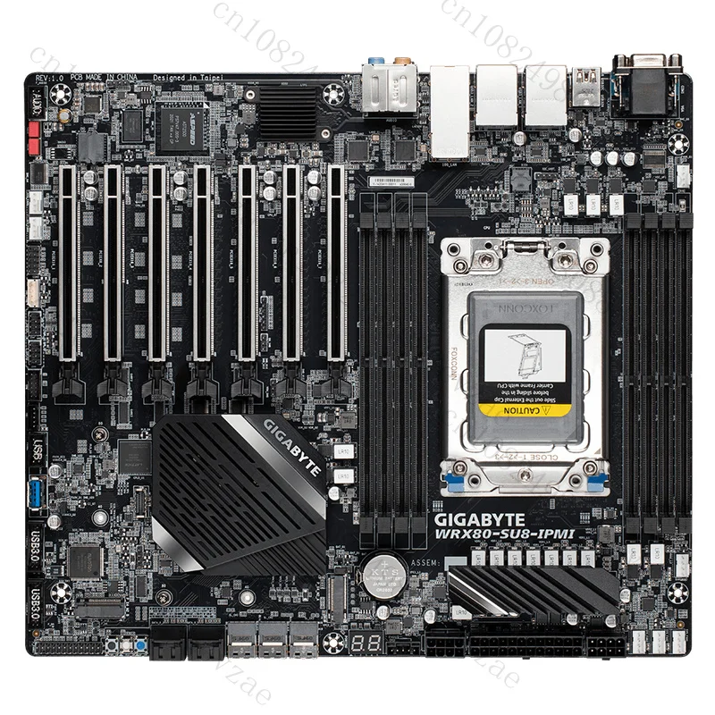 

used FOR GIGABYTE WRX80-SU8-IPMI AM4 128GB AMD VGA E-ATX Motherbroad Test ok