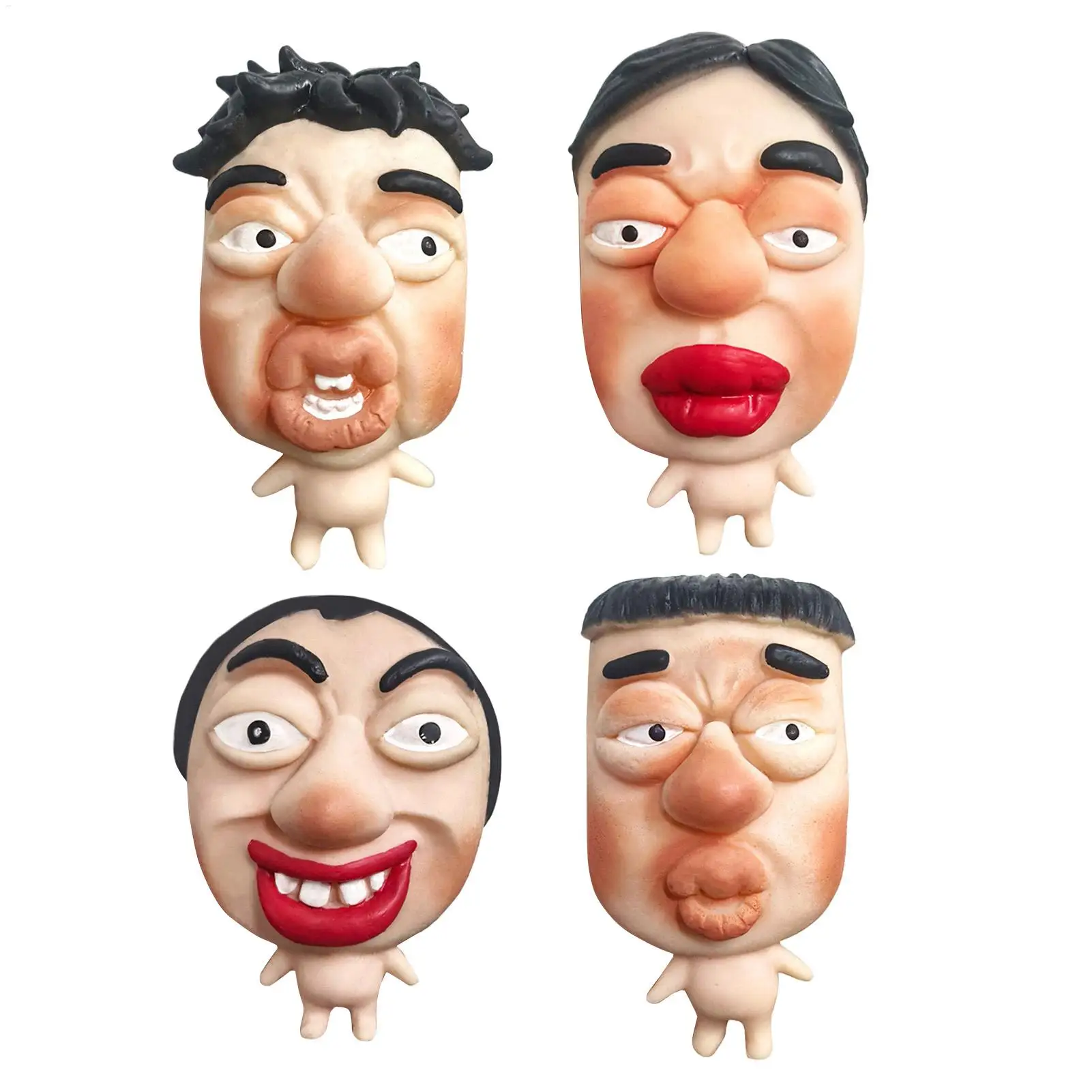 Dekompressionen Squishys Gadgets Ultra Soft zum Auspressen in großer Gesichtsform Stressabbau-Spielzeug Hand-Entspannungsspielzeug