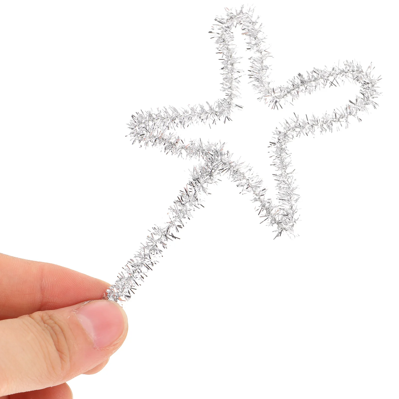 

400pcs Christmas Craft Supplies Glitter Chenille Stems Colored Diy Making Accessories For Crafts Handmade Decorations Art