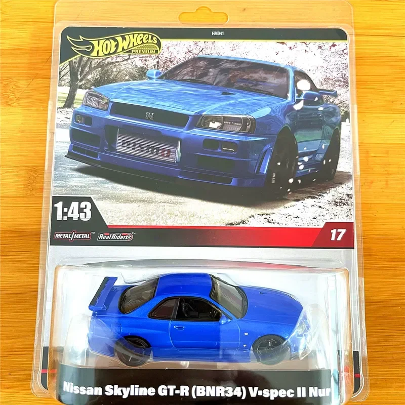 Hot Wheels Premium 1:43 2024 Crianças Brinquedos Hotwheels Modelo de Carro Meninos Crianças Brinquedos McLaren F1 GTR NISMO Toyota Nissan Skyline GT-R