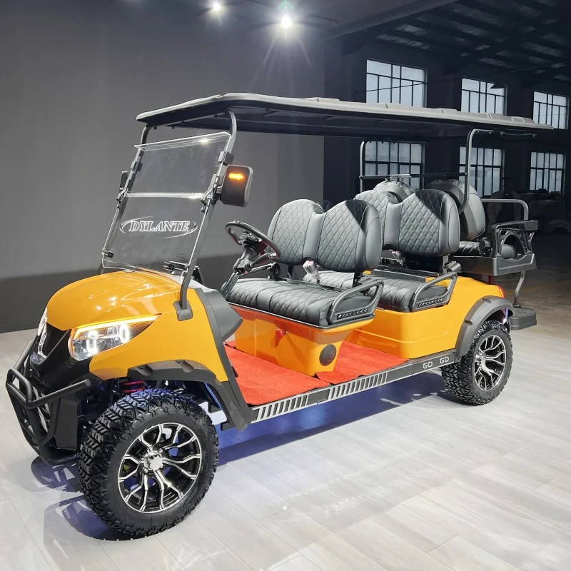 

2026 New Model 4 6 Person 72v Lithium Battery Electric Lifted Golf Cart Off Road Buggy with 12.3-inch Multimedia Golf Buggy