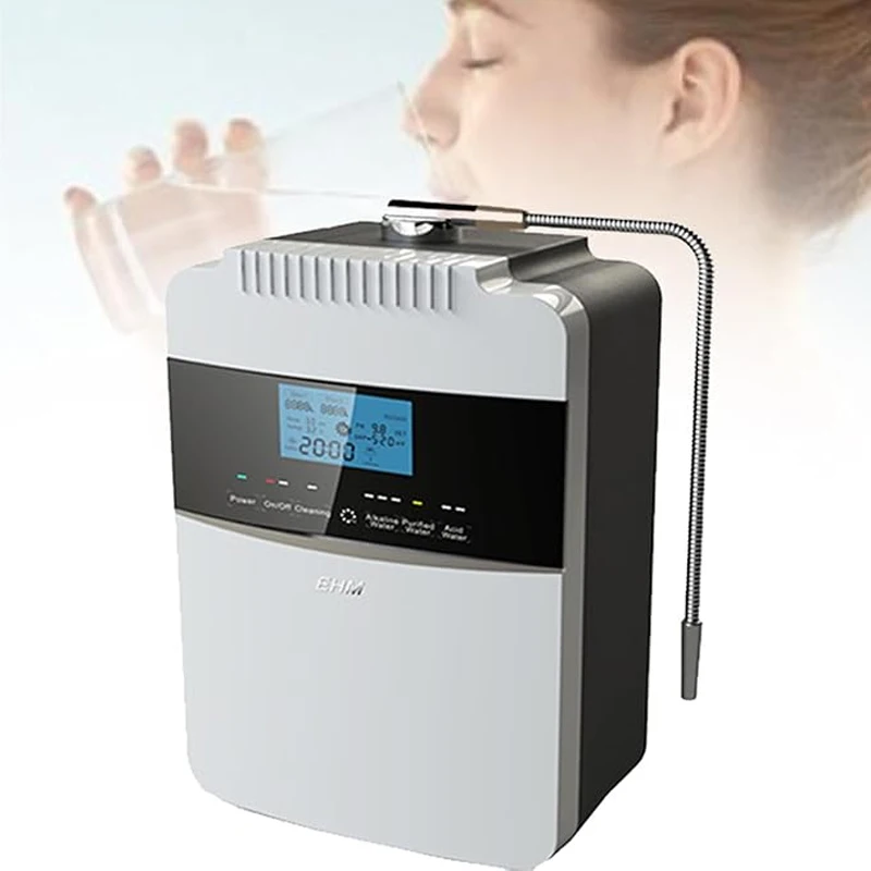 

Kangen Water Alkaline PH-ионизатор воды Водородный фильтр для воды с 8-мя пластинами pH 2,5-11,2 щелочной и кислотной водой