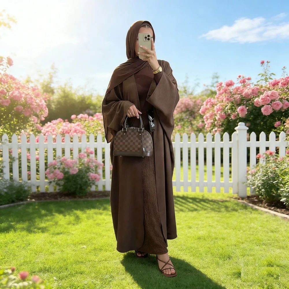 

Мусульманская леди, открытая Абая, длинные кардиганы, платье, исламская этническая одежда, женское арабское кимоно, классический марокаин, женский кафтан, одежда