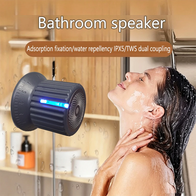 Advanced Wireless Speaker with Magnetic Base, Compact and Portable, Good-Looking Design, Perfect for Outdoor Activities, Desktop view 2