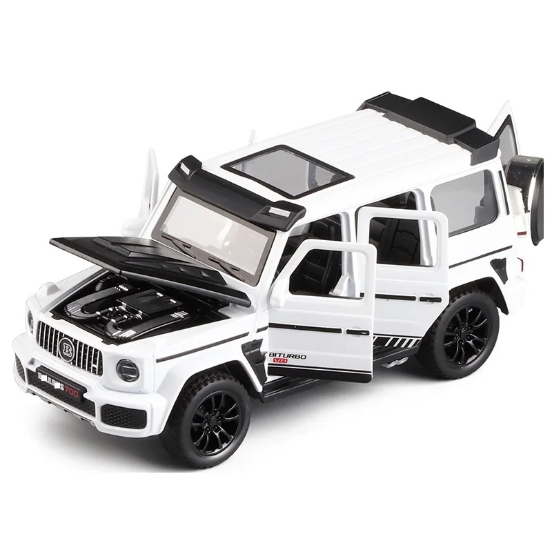 1/32 G700 Alloy Car Model Simulation Toy Diecast Vehicles Off-road SUV With Sound N Light Collectible Kids\' Gift