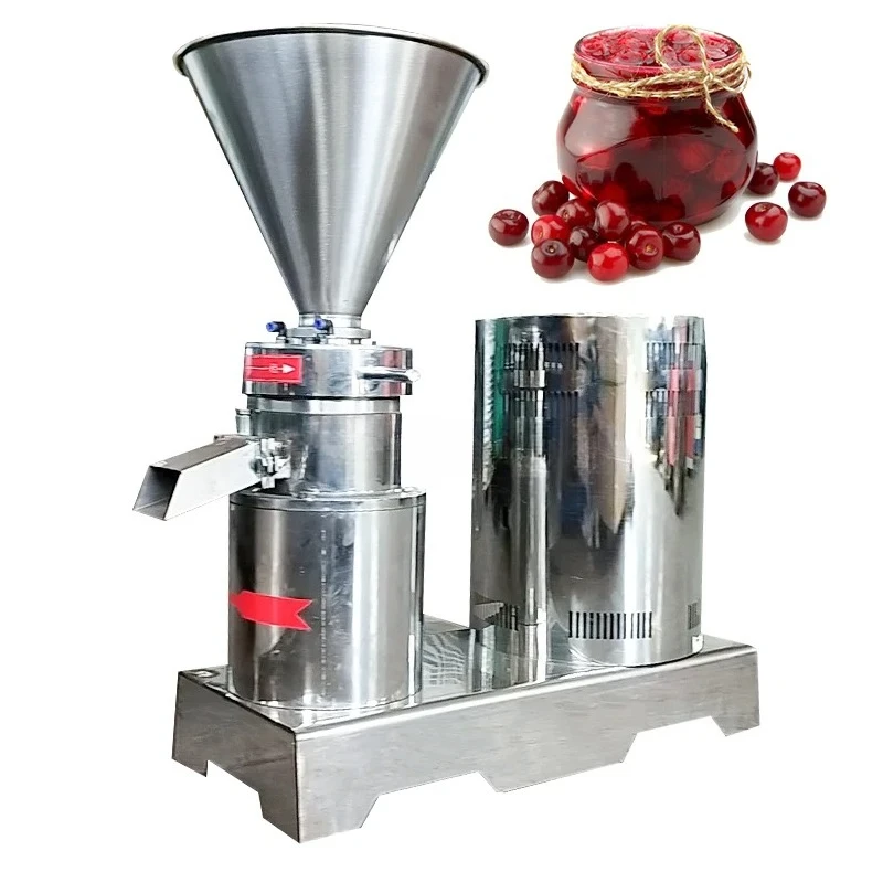 JM130 Peanut Butter Making Machine Stainless Steel Sesame Paste Colloid Mill Tahini Grinder Chilli Sauce Grinding Machine