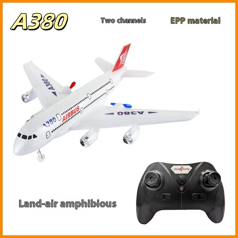 Airbus A380 Rc Airplane Drone Toy Remote Control Plane 2.4g Fixed Wing Plane Outdoor Aircraft Model For Children Boy Aldult Gift